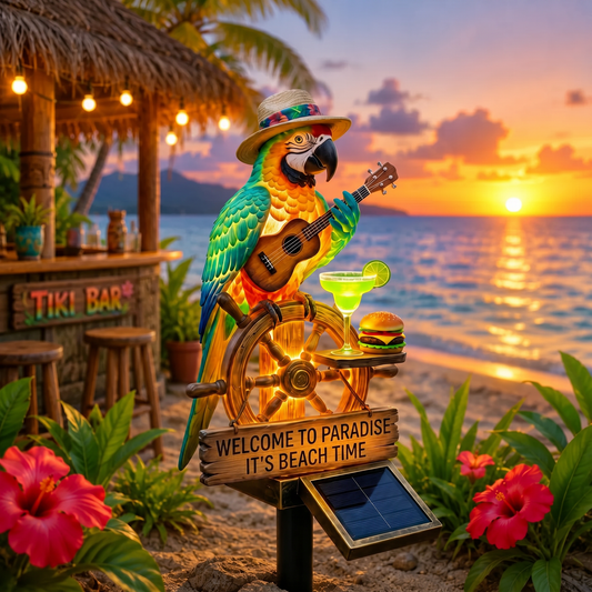 🔥Last Day 49% OFF Sola🔥-🌴Powered Parrot Garden Light
