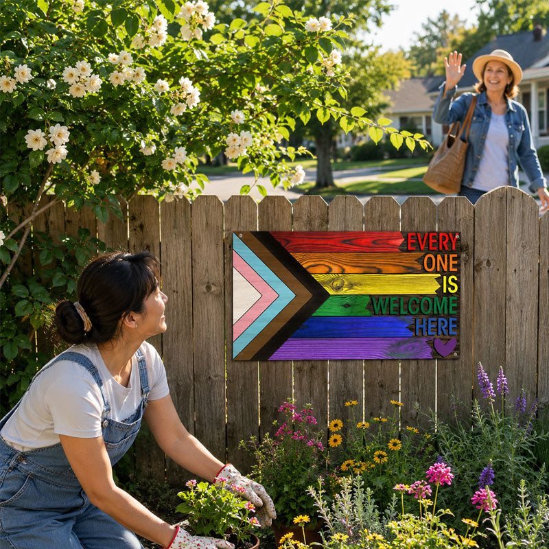 🌈❤️ “Everyone Welcome” Sign