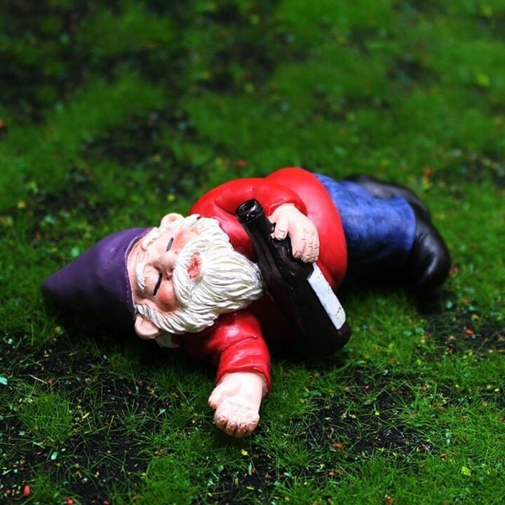 🔥 46% OFF Today — Drunk Dwarf Garden Gnome Figurines | Funny Resin Statue Set 🎁