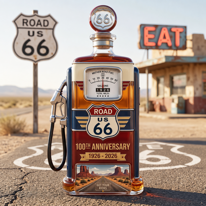 🥃Road 66 1926-2026 100th Anniversary Whiskey Bottle