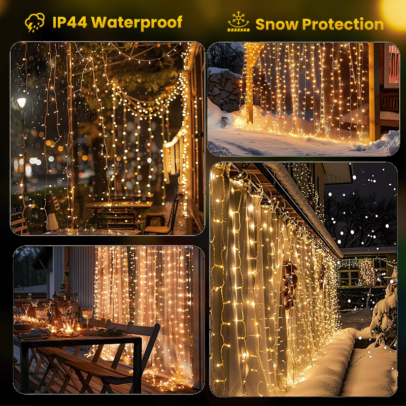 🔥50% discount-Remote-Control Led Curtain Light-9.8*9.8 FT