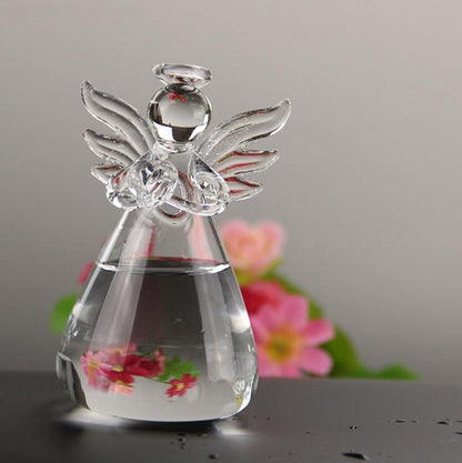 🕊️ Guardian Angel Flower Vase – Handmade Glass Keepsake | “I’m Always With You” Gift for Mother, Wife, or Friend 💐