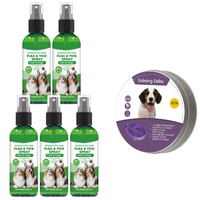 💝🔥5PCS Spray+Pet Mosquito Repellent-Calming Collar((For Dogs)🐶