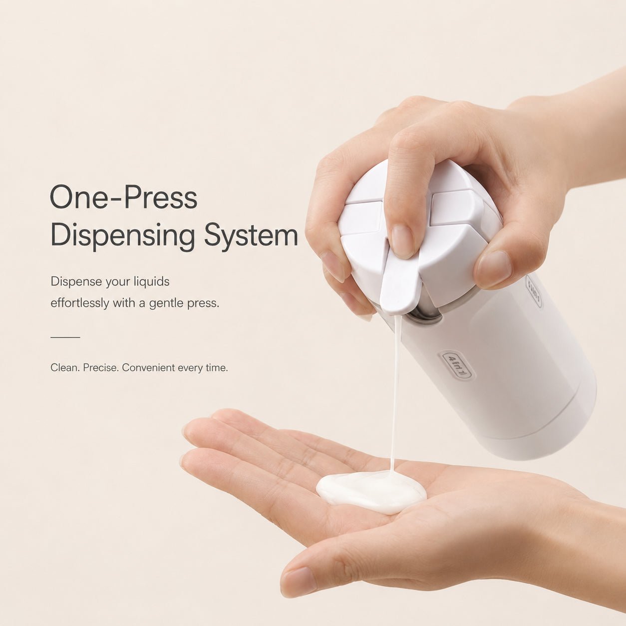 4 - in - 1 Travel Dispenser Bottle - Auranest