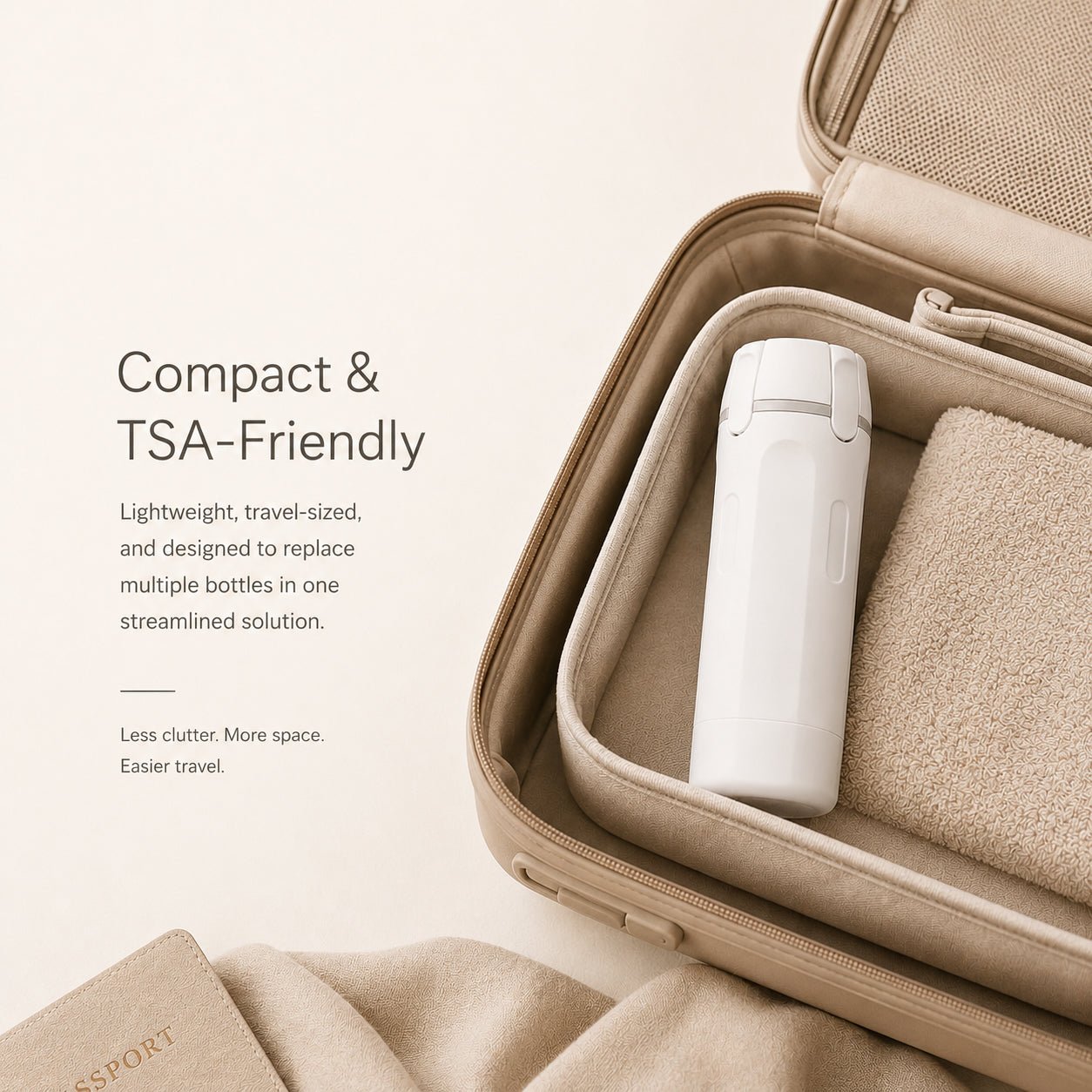 4 - in - 1 Travel Dispenser Bottle - Auranest