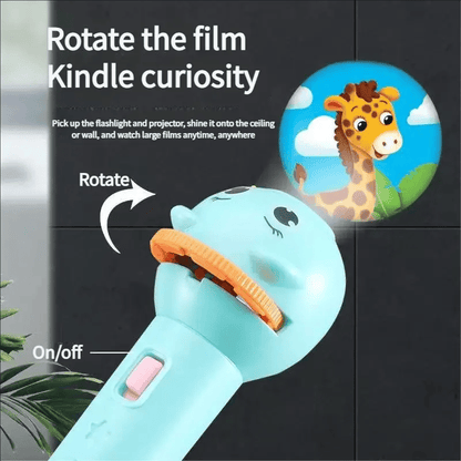 🔥🔥3 Slide Films Projection Torch Light Toy 🦖--24 random patterns