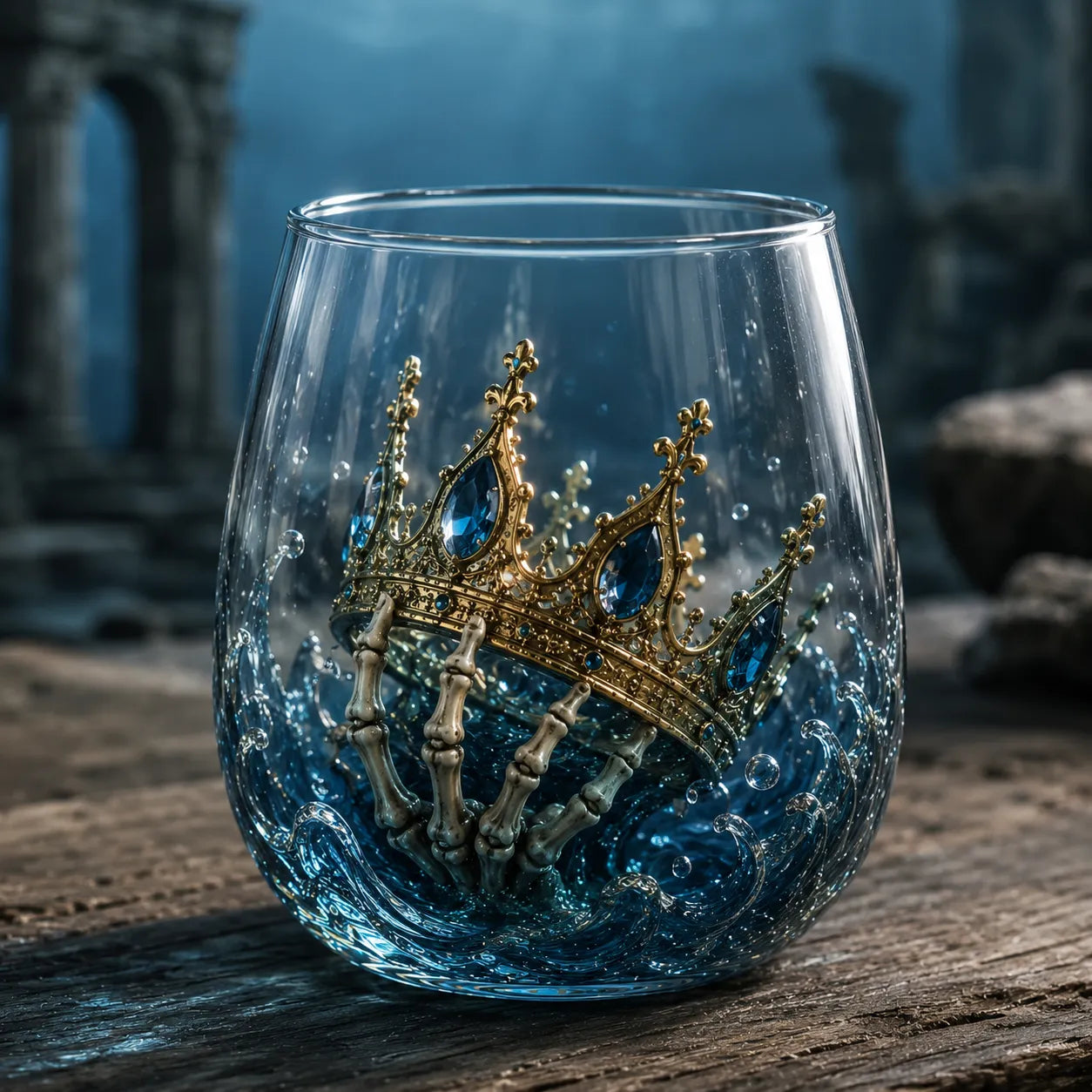 Release The Kraken Pirate Glass Collection — 3-Piece Legendary Ocean Treasure Set - KRAKEN RISE GLass