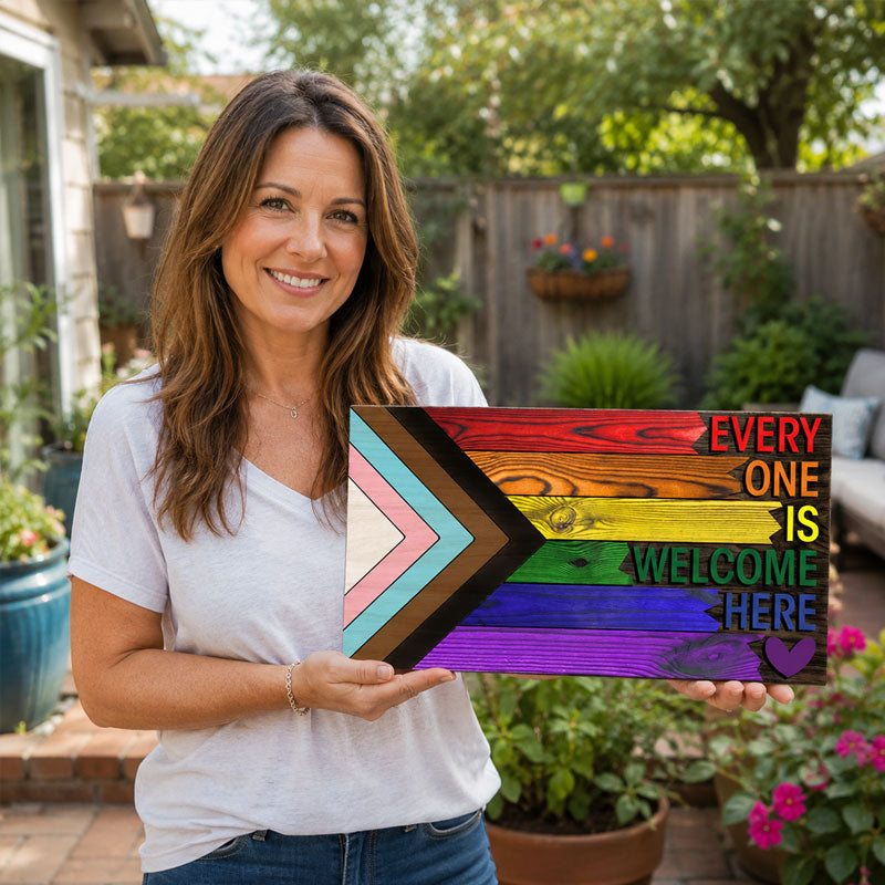 🌈❤️ “Everyone Welcome” Sign