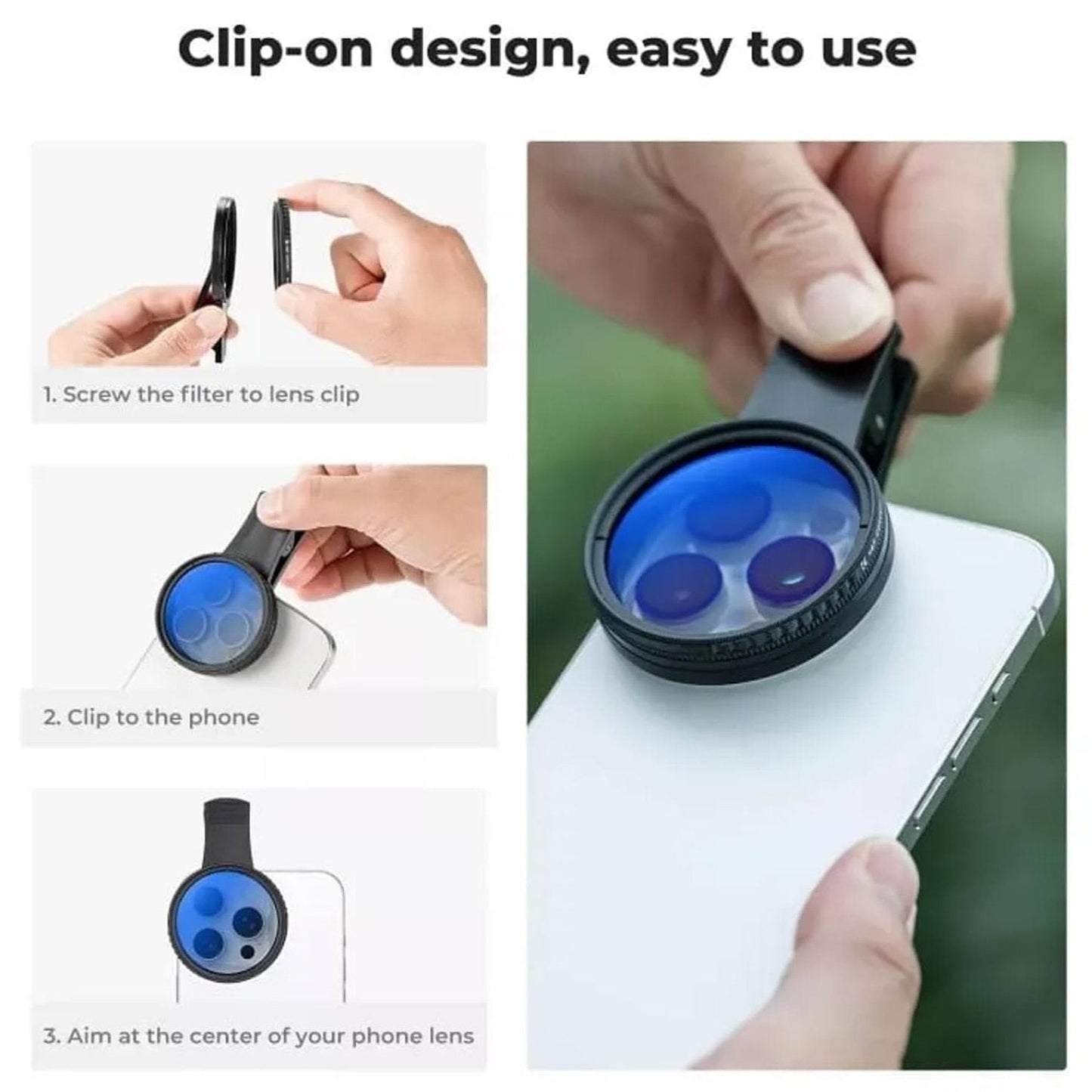 52mm Polarized Smart Phone-Buy Now & Get a FREE Carrying Case + Cleaning Cloth!