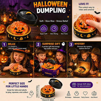 🎃 Halloween Dumpling Squeeze Squishy Toy⏰ Limited Time 46% Discount for Early Shoppers