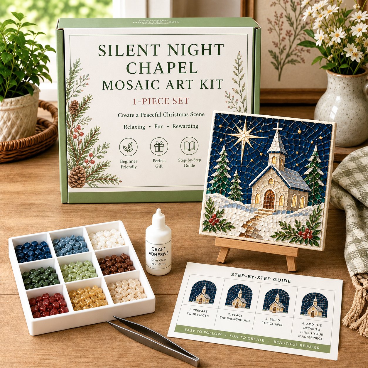 💥 LAST DAY 49% OFF - Nativity DIY Art Kit – Beginner-Friendly ✨