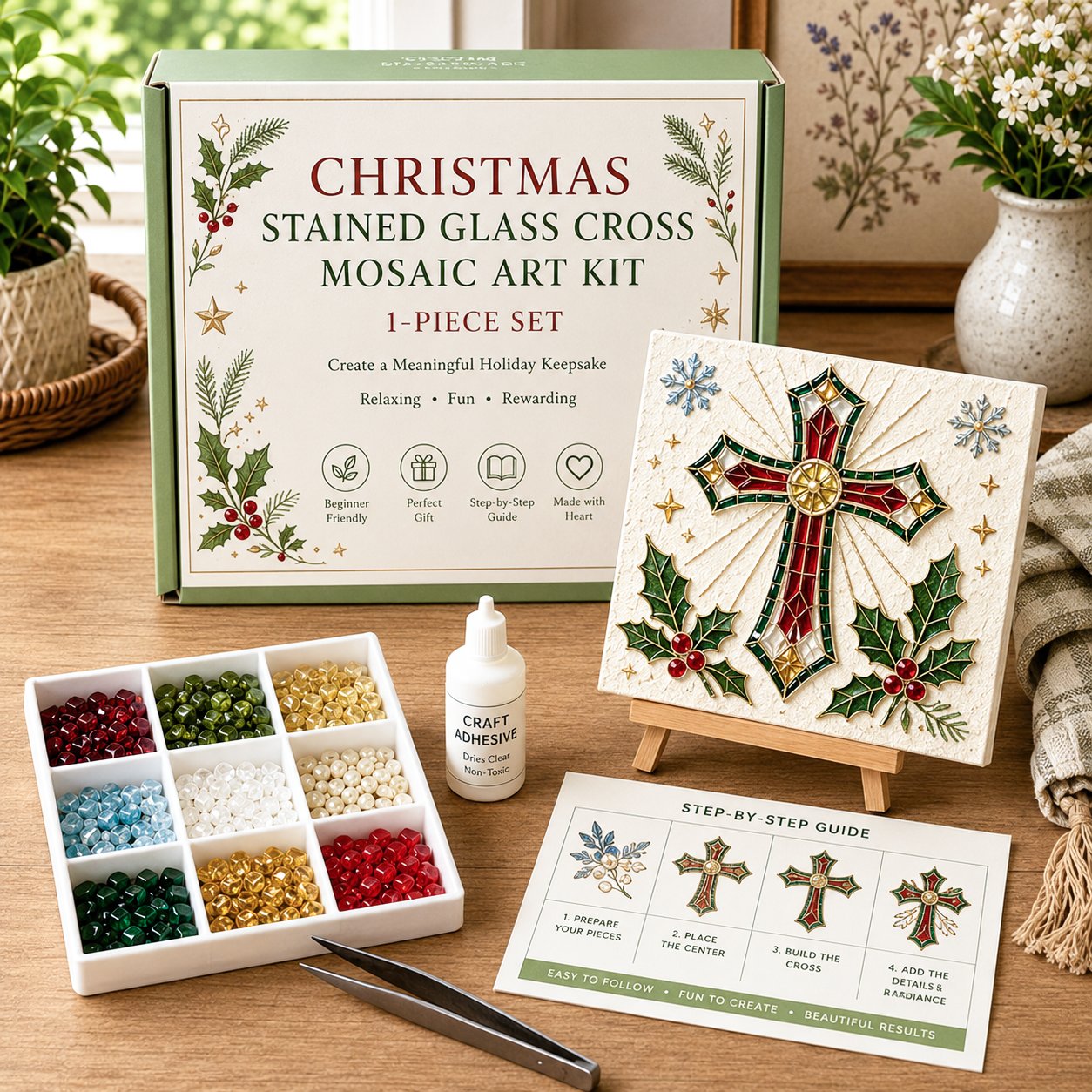 💥 LAST DAY 49% OFF - Nativity DIY Art Kit – Beginner-Friendly ✨