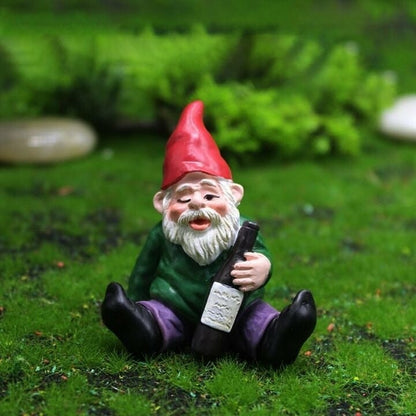 🔥 46% OFF Today — Drunk Dwarf Garden Gnome Figurines | Funny Resin Statue Set 🎁