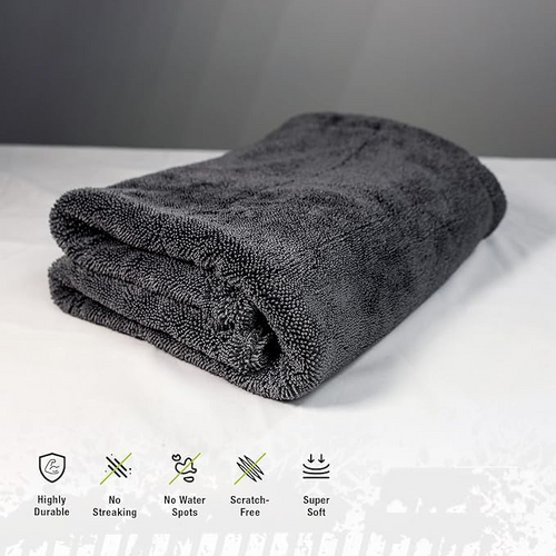 🚨 Hot Clearance! Extra Large Car Drying Towel – 1000 GSM, Quick Dry & No Scratches,Buy More Save More