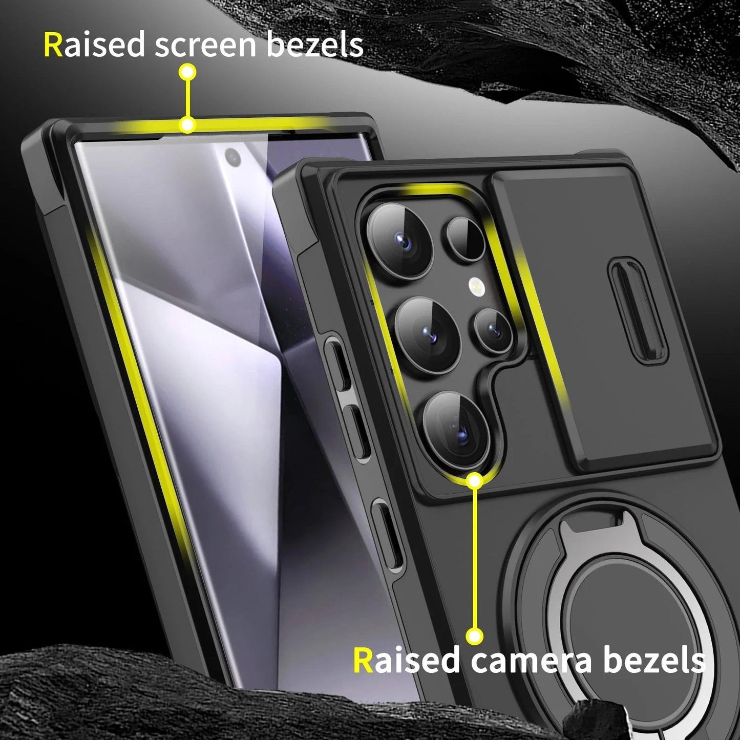 📱Measurable Premium Armor Kickstand Case for Samsung Galaxy S Series