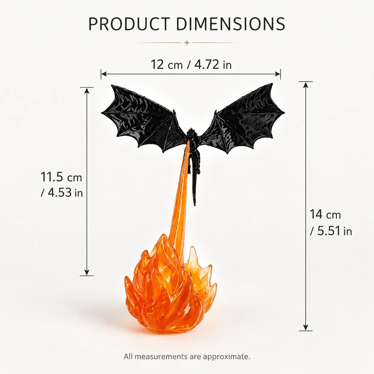 🐉Ember Wing — Dragon Flame Corner Decor