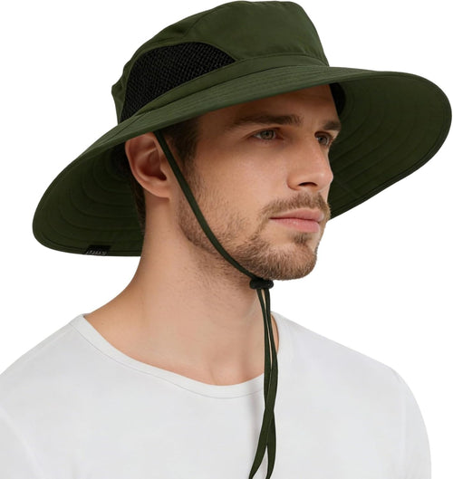 ☀️ Wide Brim Bucket Hat |  Sun Protection – 🔥Lightweight & Packable Fishing Hat