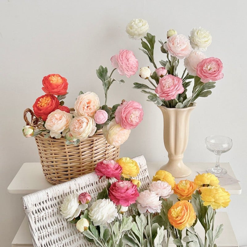 💝 Perfect Mother's Day Gift ! Luxury Artificial Peony Flowers – Blooms Forever, No Wilting ! 💐✨