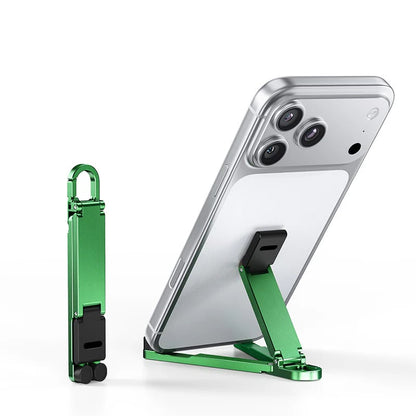 Mini Aluminum Phone Stand Keychain Foldable Desktop Holder