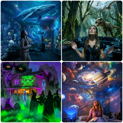 5D Galaxy Ocean Projector for Bedroom
