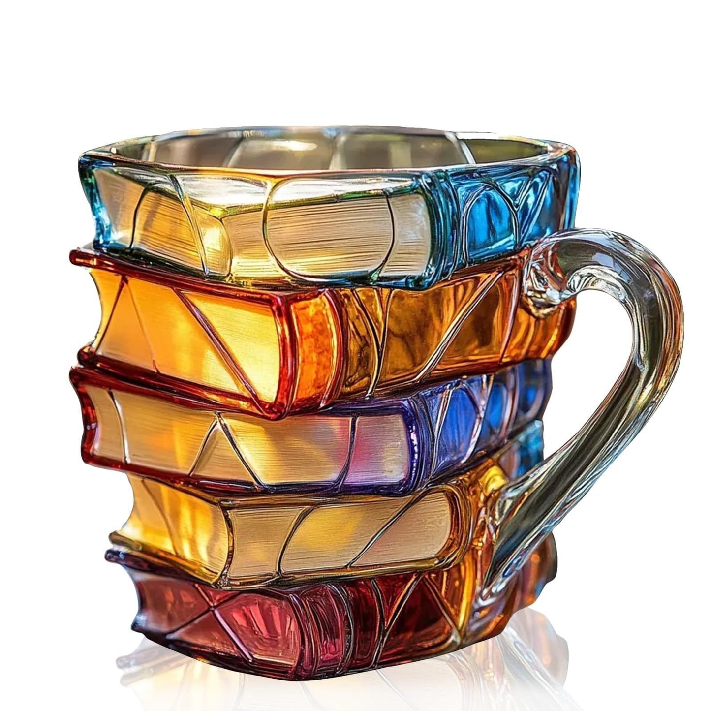 📚 Unique Glass Coffee Cup for Readers & Book Lovers🍵