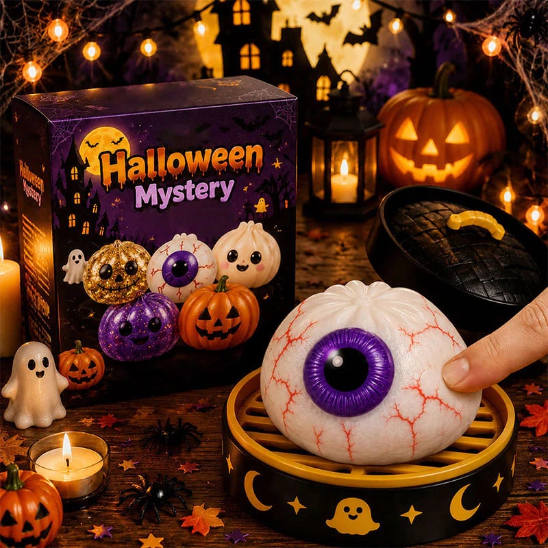 🎃 Halloween Dumpling Squeeze Squishy Toy⏰ Limited Time 46% Discount for Early Shoppers