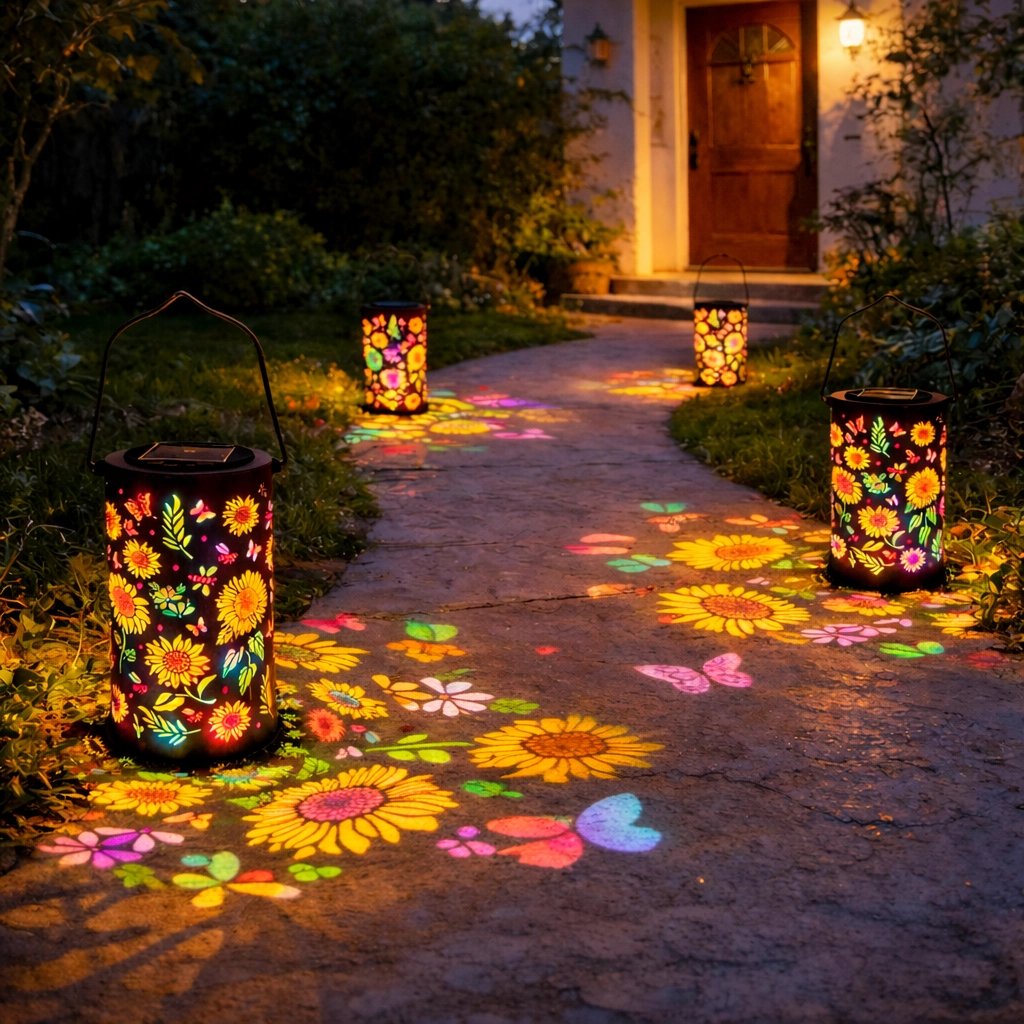 🔥HOT SALE 49% KORTING-🌞Kleurrijke Zonnebloem Glow Zonne Tuinlantaarn