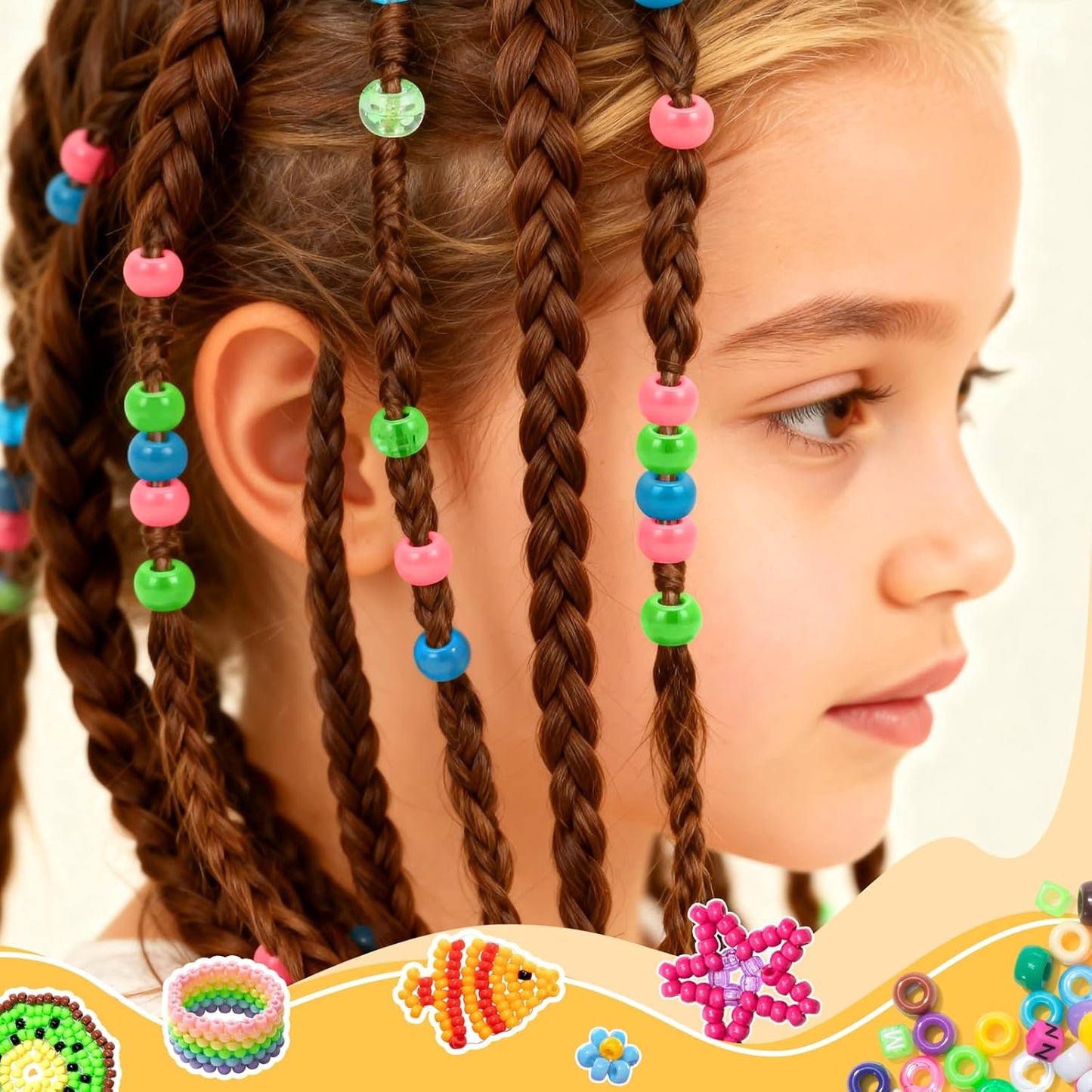 🔥🔥🔥Pony Beads DIY Kit⏰2026 Special Offer: Buy More, Save More — 50% OFF for a Limited Time