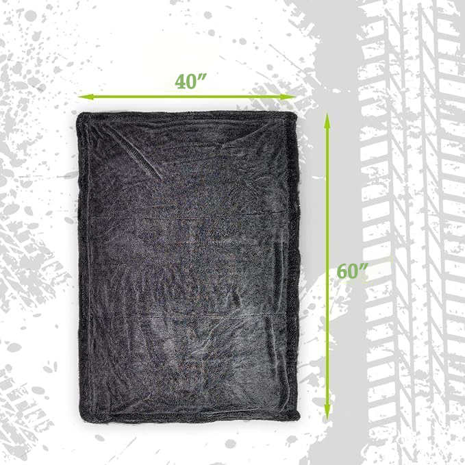 🚨 Hot Clearance! Extra Large Car Drying Towel – 1000 GSM, Quick Dry & No Scratches,Buy More Save More