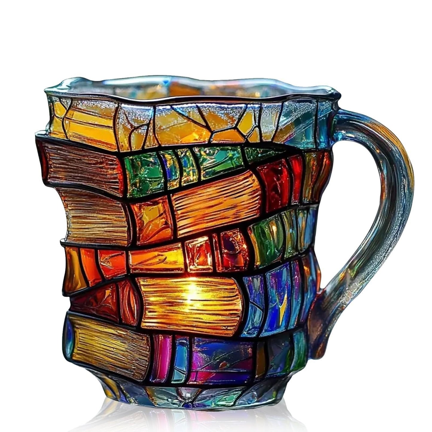 📚 Unique Glass Coffee Cup for Readers & Book Lovers🍵