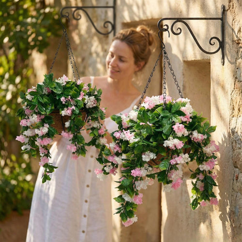 🎁Last Day Promotion 49% OFF🔥Faux Crepe Myrtle Hanging Baskets