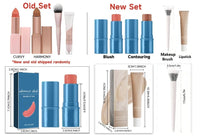 Buy1 (Blush+Contouring+Makeup Brush+Lipstick)