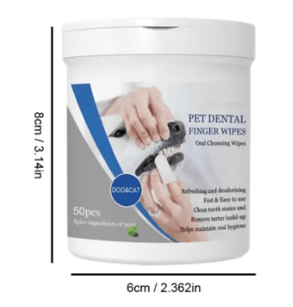 🔥40% discount-Pet Teeth Macular Bacteria Cleaning Finger Wipes