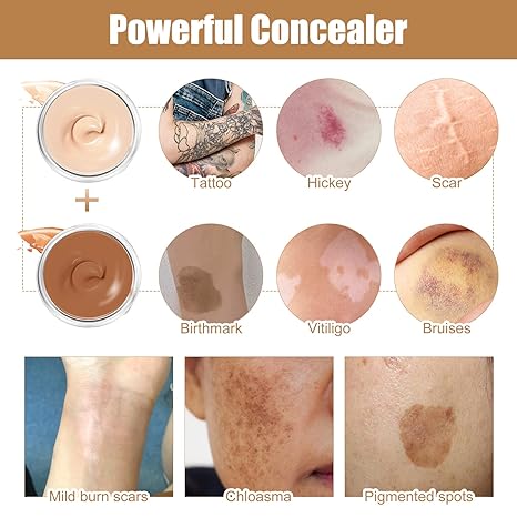 💥🔥Tattoo Concealer Makeup, Full Coverage Concealing Cream