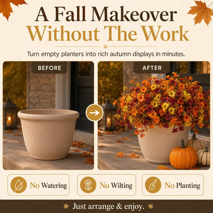 🍂 Fall Porch Faux Flower Bundles