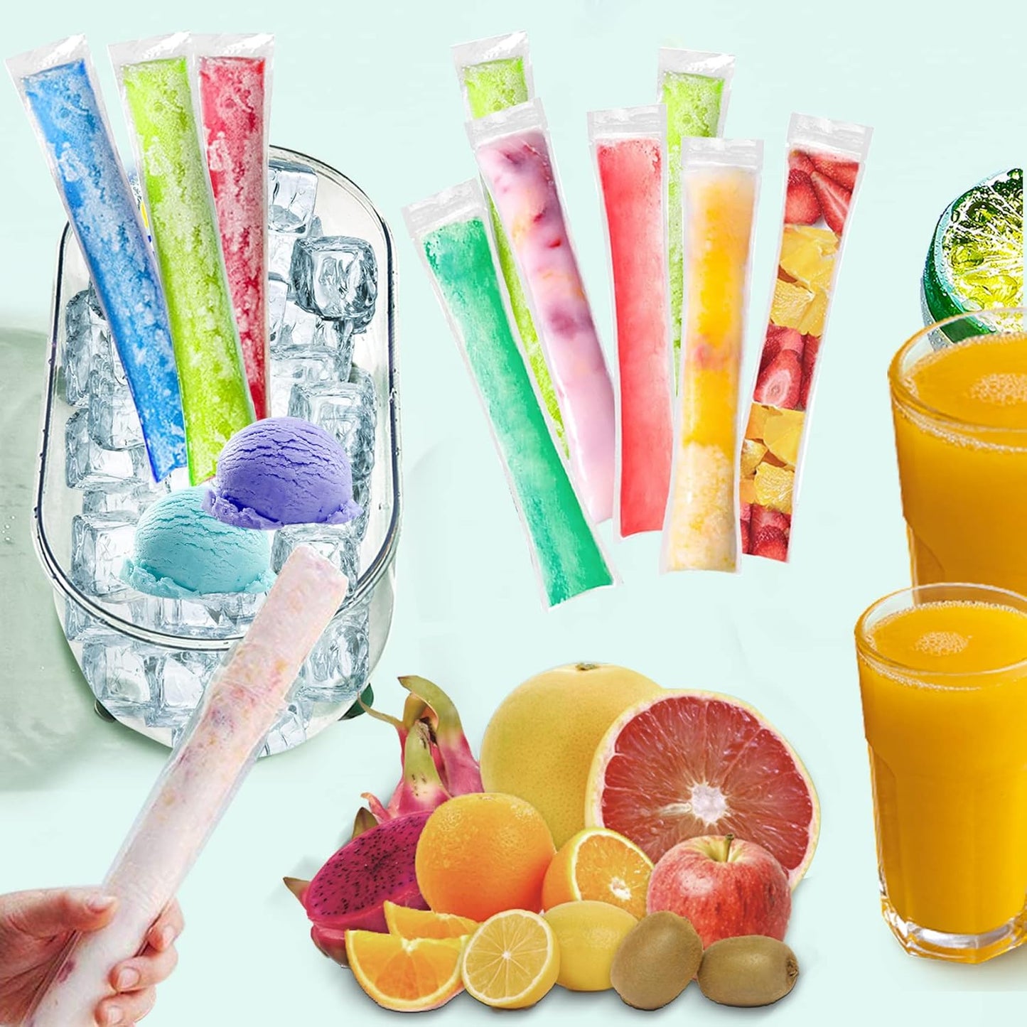 🔥🔥Homemade Popsicle Bags❄️ – Fun Summer Treats for the Whole Family!