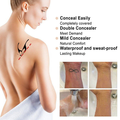 💥🔥Tattoo Concealer Makeup, Full Coverage Concealing Cream