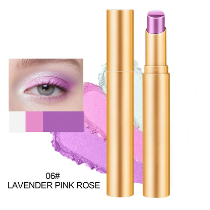 ✨ Tri-Color Gradient Eyeshadow Stick