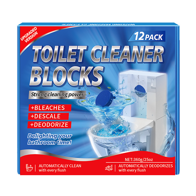 🚽 Toilet Bowl Cleaner Tablets | 🔥 Buy 1 Get 1 Free & Buy 2 Get 2 Free | ✨ Auto Bleach, Descale & Deodorize