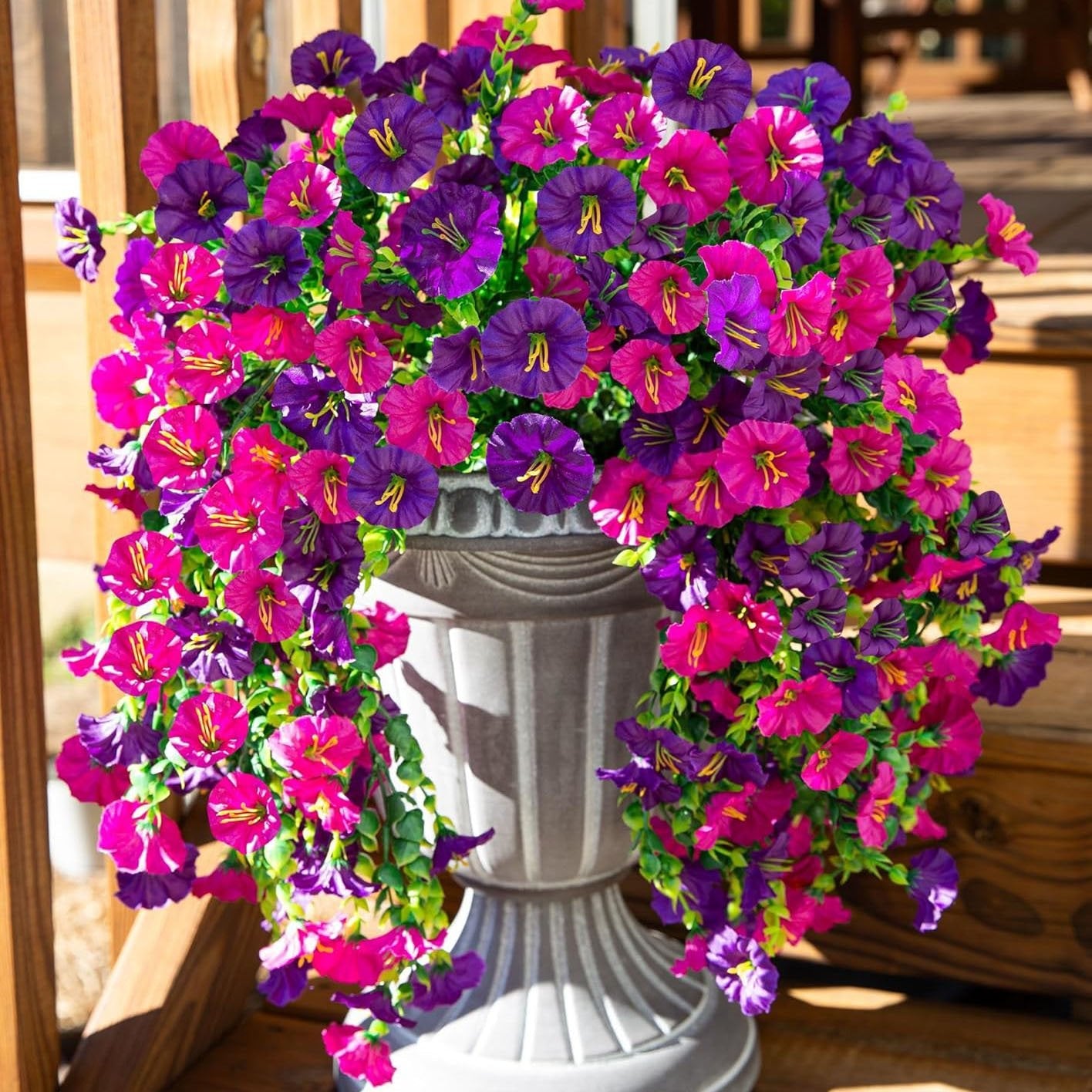 💐Artificial Flower 🌸Faux Flower🏡Decorative Flower for Home Garden, Porch, Window Box, Yard and Seasonal Celebrations