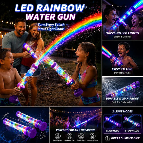🎉🌈 Turn Every Backyard Into a Rainbow Light Show💦
