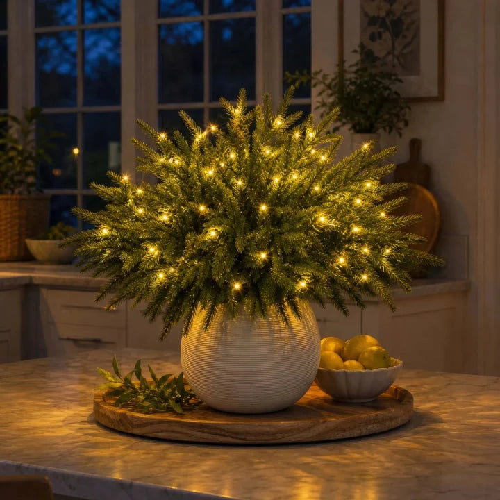 🎄🎄🎄Christmas Enchanted Evergreen Pine– Set of 5