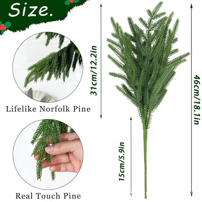 🎄🎄🎄Christmas Enchanted Evergreen Pine– Set of 5