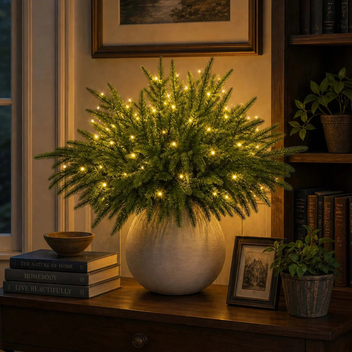 🎄🎄🎄Christmas Enchanted Evergreen Pine– Set of 5