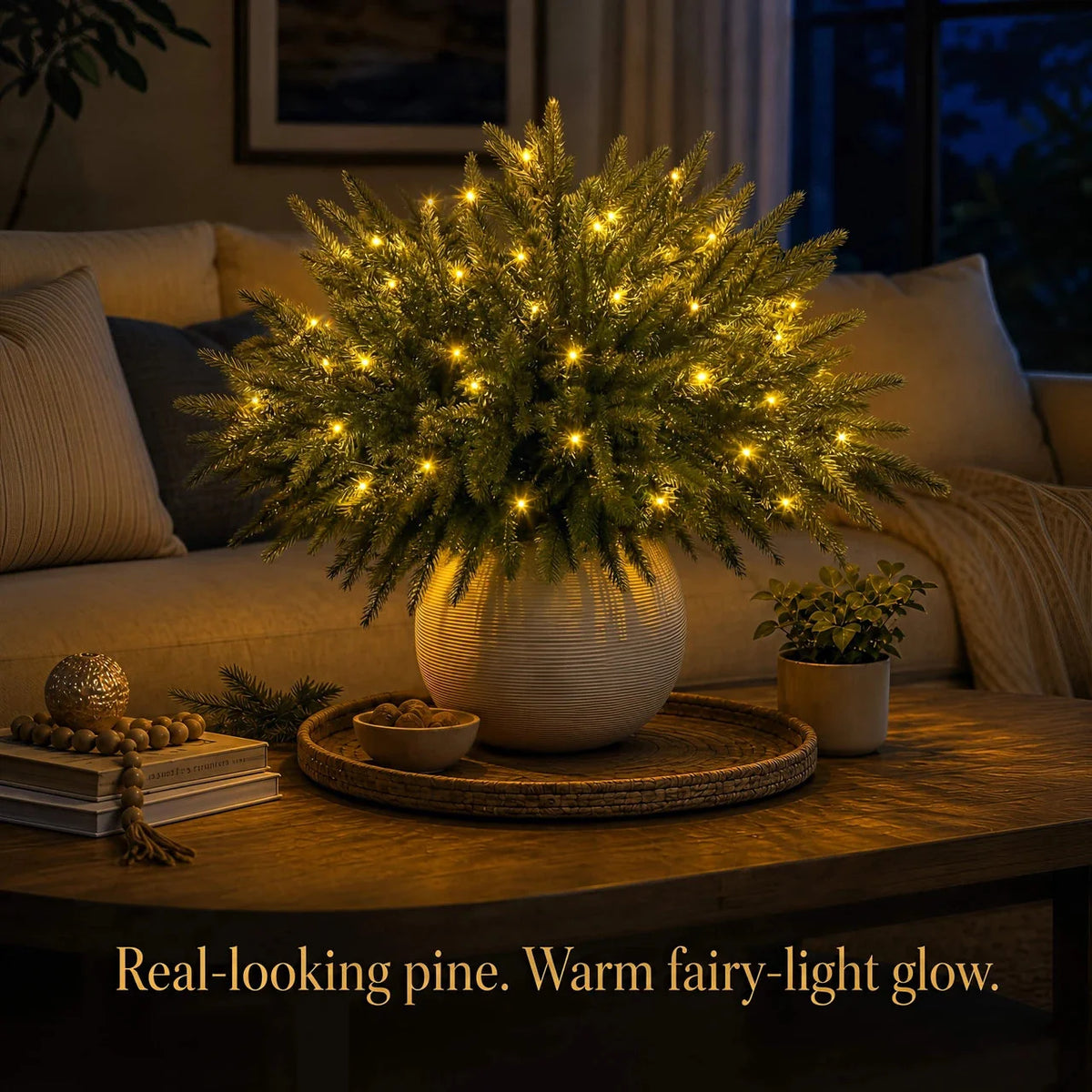 🎄🎄🎄Christmas Enchanted Evergreen Pine– Set of 5