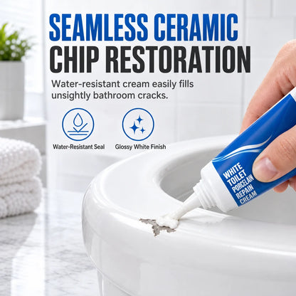 🔥🔥White Toilet Porcelain Repair Cream