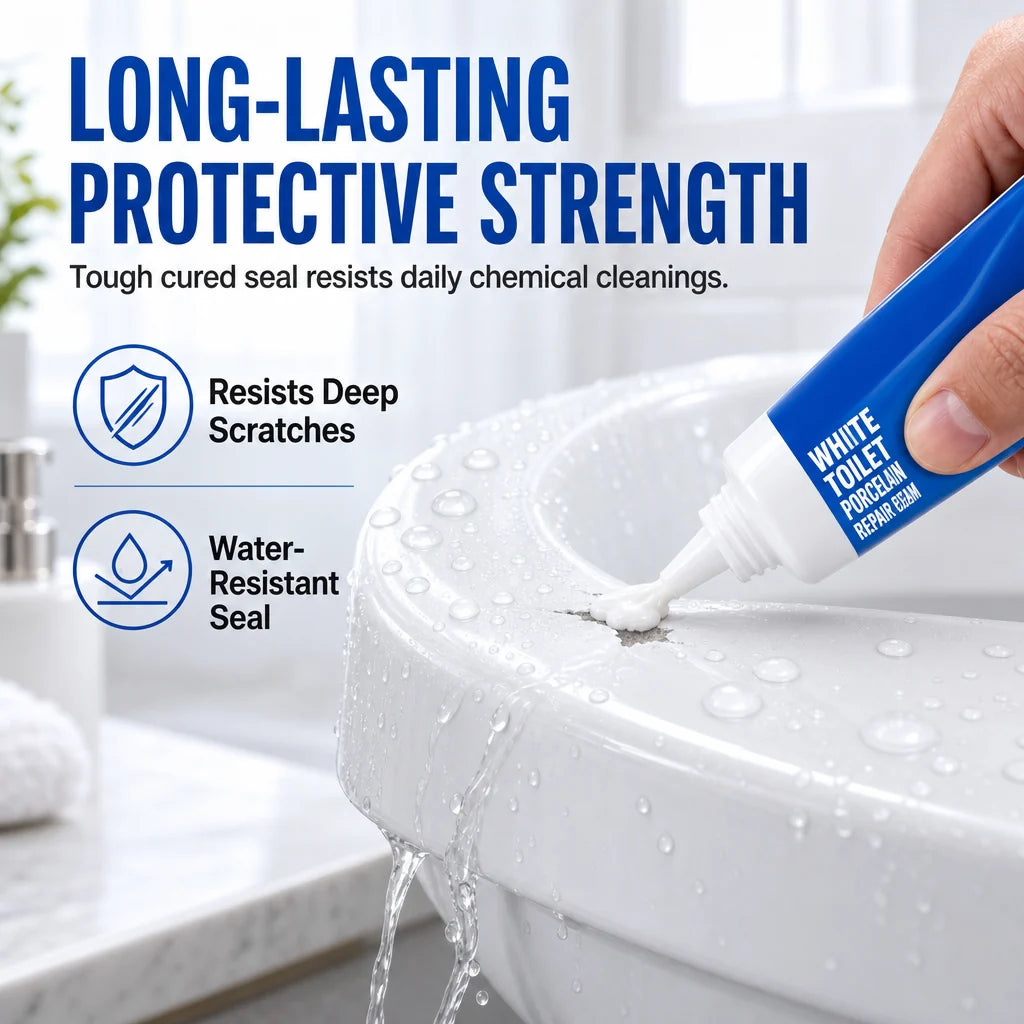 🔥🔥White Toilet Porcelain Repair Cream