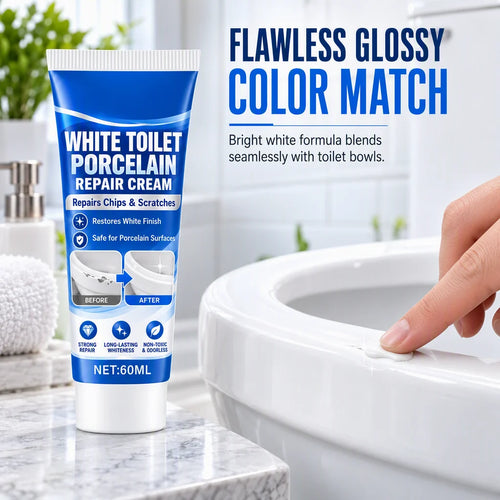 🔥🔥White Toilet Porcelain Repair Cream
