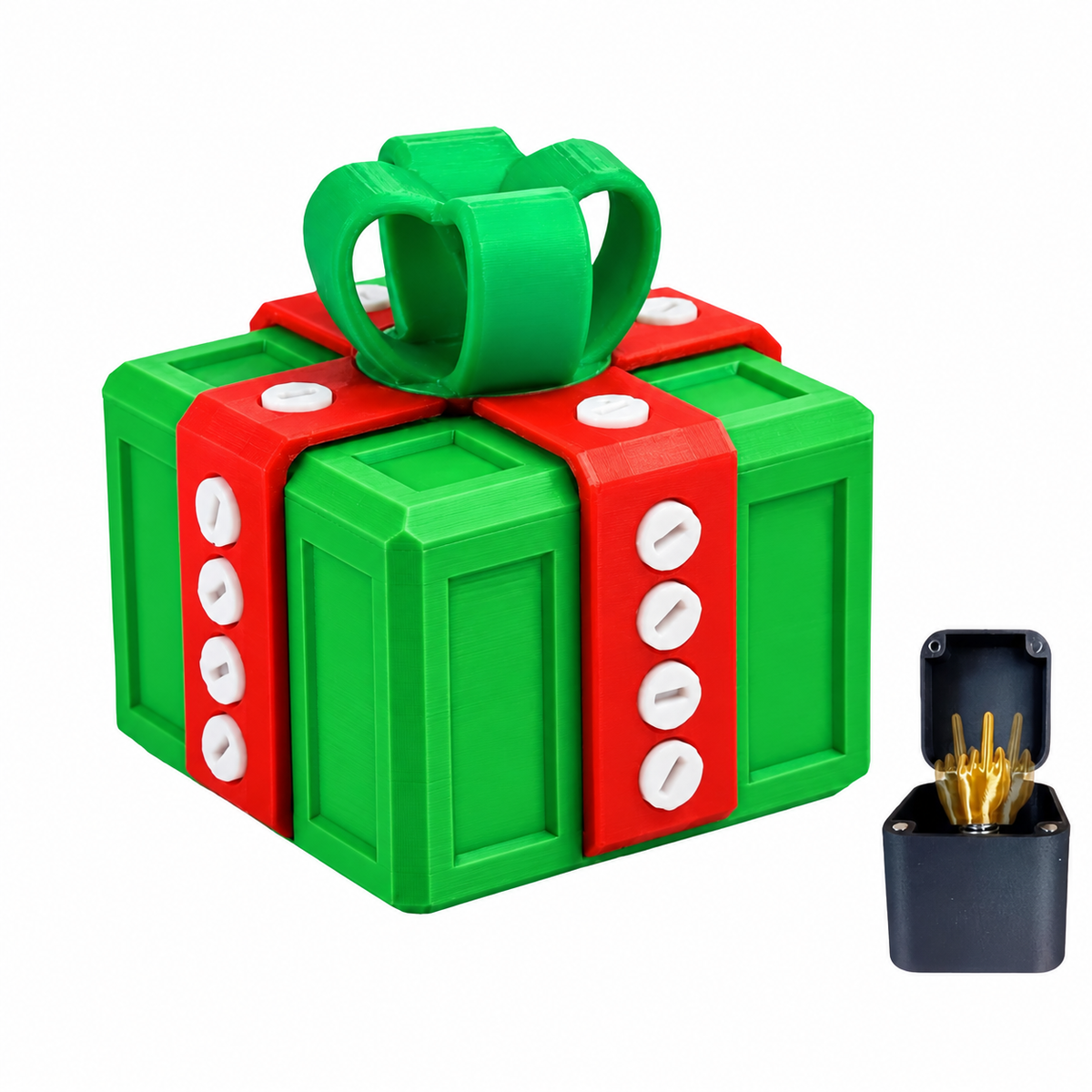 🎁 3D Christmas Prank Gift Box