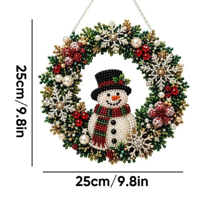 Christmas Diamond Painting Light Wreath DIY Kit